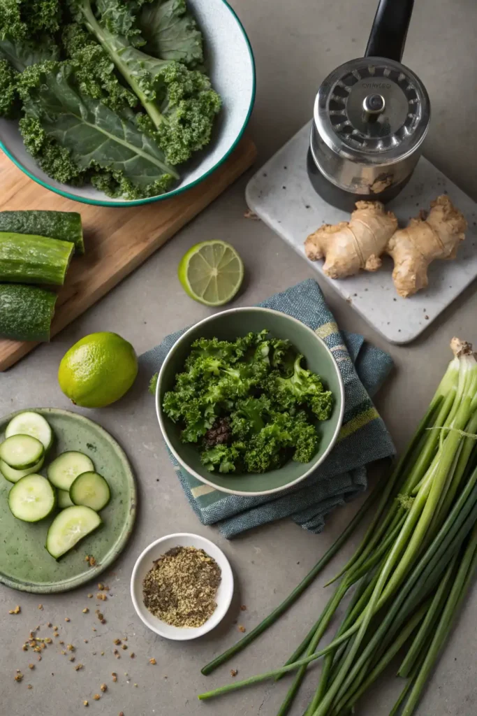 ingredients for sea moss green juice recipes