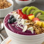 tropical smoothie cafe allergy menu – colorful açaí bowl with no allergens