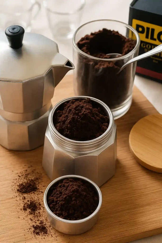 Step2 to make a Cubano coffee with espuma at home