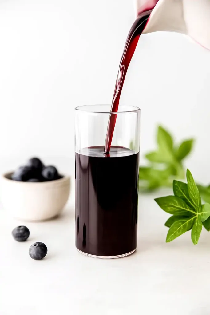 homemade blueberry syrup step by step4