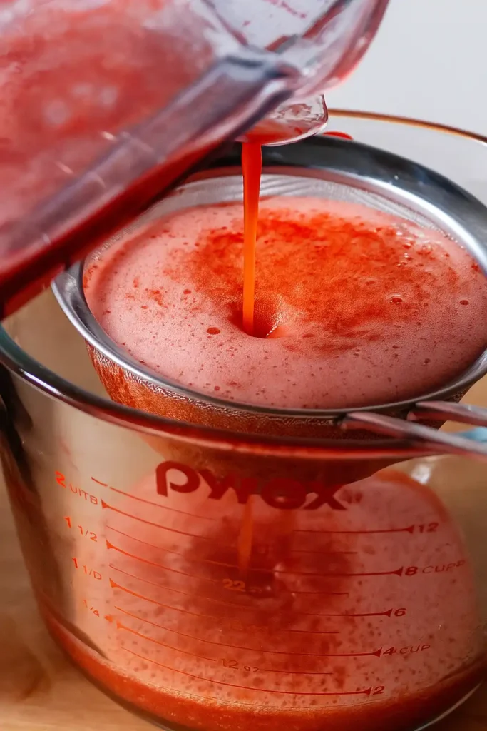 homemade strawberry lemonade recipe step4