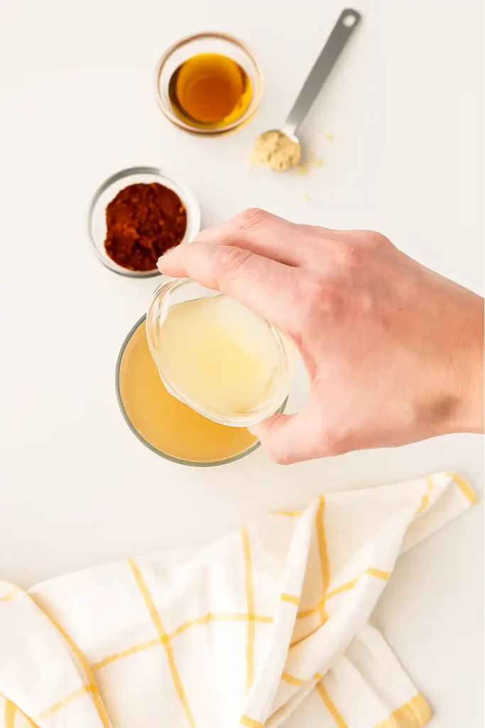 reparing secret detox drink with hot water lemon and cayenne