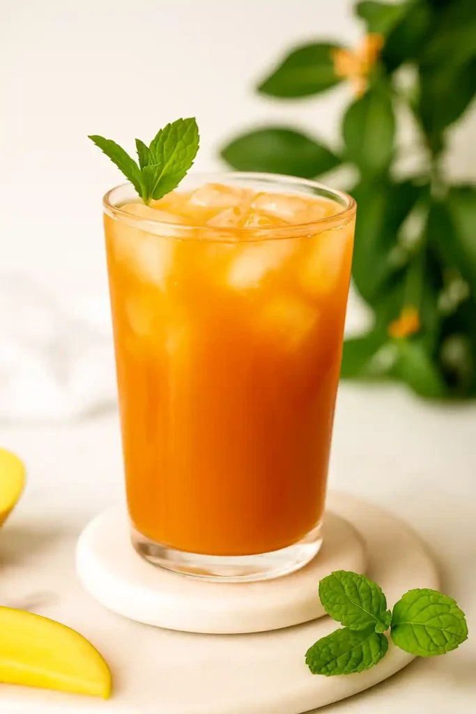 Easy Mango Iced Tea
