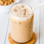 Brown Sugar Shaken Espresso in mason jar