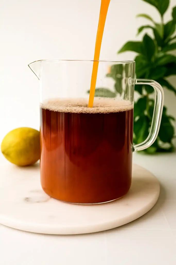 step3 iced easy mango tea